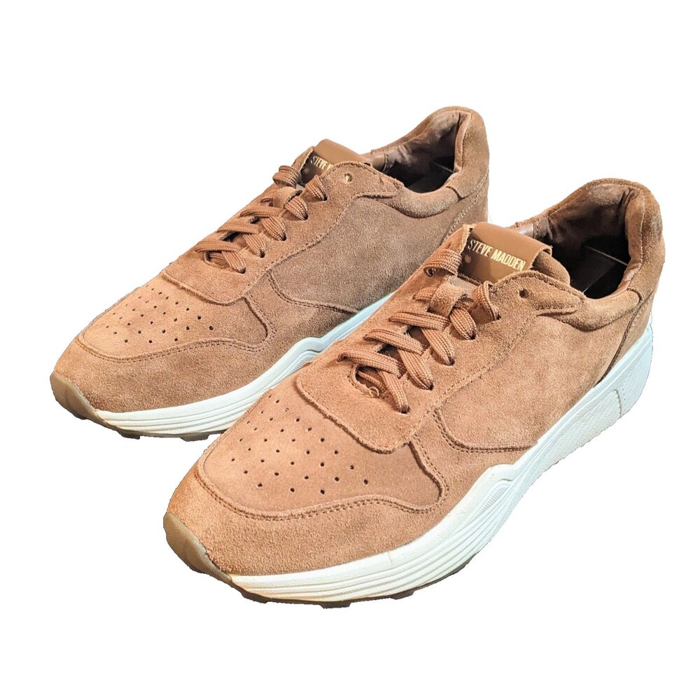 Steve Madden Men's 11.5 Sardan Classic Casual Shoes Brown Suede Uppers Sporty
